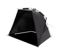 Compatibile con tenda automatica da campeggio all'aperto nero/argento rivestito picnic spiaggia pesca 150D portatile impermeabile(Black)