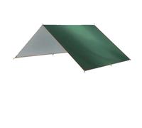 Compatibile con tenda impermeabile, da campeggio, sole, tettoia giardino, ombra spiaggia, escursionismo(Green Tarp Set,4 * 4M)