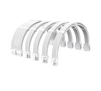 Compatibile con TEUCER - Kit cavo prolunga PSU CPU da 35 cm, ATX 24 pin/6+2 pin PCI-E/4+4 pin EPS, cavo di alimentazione con pettine for cavi(MZ-5-Rainbow)