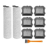 Compatibile con Tineco IFloor, 3, compatibile con Floor One, aspirapolvere senza fili for liquidi e solidi S3, rullo spazzola di ricambio e filtro HEPA, accessori cartuccia for aspirapolvere(8PCS.)