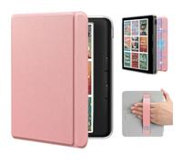 Compatibile con Tolino Vision Color 7", Cover Magnetica con Cinturino | Cinghia da polso integrata, supporto magnetico, accensione/spegnimento automatico(Pink)