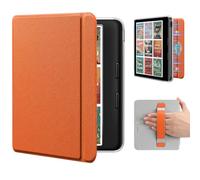 Compatibile con Tolino Vision Color 7", Cover Magnetica con Cinturino | Cinghia da polso integrata, supporto magnetico, accensione/spegnimento automatico(Orange)