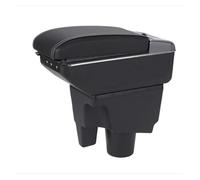 Compatibile Con Toyota Per Aqua/Prius C Bracciolo Box Auto Auto Storage Aumenta Dettagli Interni Accessori(B1 Black red 7USB)