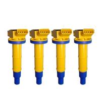Compatibile Con Toyota Per Camry 2002-2008 Per ACV36 2002-2006 Per Hybrid 2.4L 2007-2008 Bobina Di Accensione Bobina Confezione Matita Bobina Bobina Accensione Parti(Giallo,4pcs)