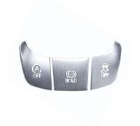 Compatibile Con Toyota Per Chr 2016 2017 2018 2020 2021 3 Pezzi Pannello Cambio Auto Pulsante Ac Off Supporto Interruttore Copertura Telaio Trim Adesivi Pannello Comandi(Silver)