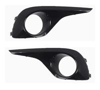 Compatibile Con Toyota Per Highlander 2012-2014 Copertura Della Luce Di Nebbia Auto Lampada Della Nebbia Borsette Paraurti Anteriore Griglia Di Guida Copertura Della Lampada Fendinebbia Cornice(Black,