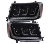 Compatibile Con Toyota Per Land Per Cruiser 2002 2003 2004 2005 2006 2007 Luci Diurne Flowing Light Indicatori Di Direzione Ambra auto Faro Gruppo Assy