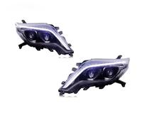 Compatibile Con Toyota Per Prado 2014 2015 2016 2017 Gruppo Ottico Anteriore DRL Paraurti Anteriore Faro Freno Indicatore Di Direzione Luce Di Guida auto Faro Gruppo Assy