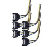 Compatibile Con Toyota Per Rav4 2001-2003 Bobina Accensione A 4 Vie Connettore Cablaggio Kit Adattatore Cablaggio Impermeabile 90980-11885 Presa Bobina Accensione(6 PCS)