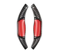 Compatibile Con Toyota Per RAV4 2020 1 Paio Di Estensioni Per Leve Del Cambio Al Volante In Fibra Di Carbonio Accessori Per Interni Auto(Red)