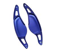 Compatibile con Toyota per Supra GR A90 A91 per MK5 2020 2021 2022 2023 2024 Copertura per Le Estensioni del Cambio in Alluminio Copertura per Cambio Automatico Interno Shifter Paddles(Blue)
