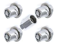 Compatibile Con Toyota Per Tacoma Per X-Runner 2006-2013 Per Prius 2002-2026 4Nuts + 1Key 33MM Altezza Borchie Ruota Lug Bulloni 0027600900 Bulloni Ruota