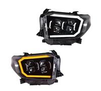 Compatibile Con Toyota Per Tundra 2014 2015 2016 2017 2018 2019 2 Pezzi Fari DRL Indicatori Di Direzione Abbaglianti Angel Eye Lente Del Proiettore Faro Anteriore