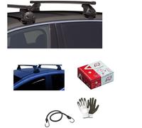 COMPATIBILE CON Toyota Rav 4 5p 2013 (68.089) BARRE PORTATUTTO PER TETTO AUTO 130CM BARRA PER AUTO CON ATTACCO DIRETTO SUL TETTO SENZA CORRIMANO PORTA BAGAGLI ACCIAIO