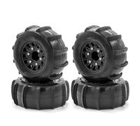 Compatibile Con Trax Per Slash Per Huanqi 727 E-revo 116mm Pneumatico Rc Modello Di Auto Carta Breve Generale Sabbia Pneumatici Adattatore 12/14/17mm RC Pneumatici Ruota