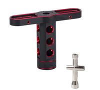 Compatibile Con Trax Per X-MAXX Per Summit Per E-REVO Per Arrma 17mm 1/8 Rc Auto Parti Di Aggiornamento Ruota In Alluminio Chiave Dado Esagonale RC Parti Auto
