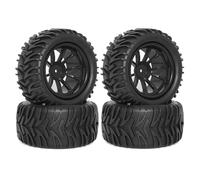 Compatibile Con Traxxas Per Arrma Per Redcat Per HSP Per HPI 1/10 RC Per Monster Truck Per Buggy 128MM Ruota Per Pneumatici Inserti In Schiuma 12mm Esagonale RC Pneumatici Ruota