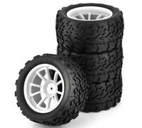 Compatibile Con Traxxas Per Arrma Per Redcat Per HSP Per Tamiya 4 Pezzi 118MM 1/10 RC Camion Pneumatico Ruota Inserto In Schiuma 12mm Esagonale Rc Pneumatici(Color2)