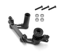 Compatibile Con Traxxas Per E-MAXX T-MAXX 1/10 RC Auto Parti Di Aggiornamento Sterzo In Metallo Bellcranks Servo Saver 4945 RC Parti Auto(Black)