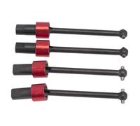 Compatibile Con Traxxas Per LaTrax Per Teton 1/18 RC Auto Parti Upgrade Albero Di Trasmissione Anteriore Posteriore Metallo CVD 4pcs RC Parti Auto(Red)