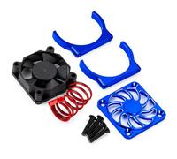 Compatibile Con Traxxas Per Mini Per Maxx 1/16 RC Auto Parti Di Aggiornamento Ventola Raffreddamento Dissipatore Calore Copertura Della Per Il Motore ESC RC Parti Auto(Blue)
