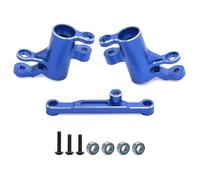 Compatibile Con TRAXXAS Per MINI Per MAXX TRA10743 Per XRT 1/16 RC Auto Parti Di Aggiornamento Gruppo Sterzo In Metallo Cuscinetto Allargato W252 Kit RC Parti Auto(Blue)