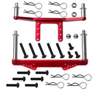 Compatibile Con Traxxas Per Slash 2WD Per Rustler Per Stampede 1/10 RC Auto Parti Di Aggiornamento In Metallo Anteriore Posteriore Supporti Del Corpo Messaggi RC Parti Auto(Red)