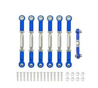 Compatibile Con Traxxas Per Slash 4X4 2WD 1/10 RC Car Upgrade Parts Kit Regolabile Per Estremità Del Collegamento Di Camber In Alluminio Collegamento Auto RC(Blue)