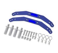 Compatibile Con Traxxas Per Slash 4X4 Per Stampede Per VXL E Ultimate RC Car Part 1 Set Supporti Per Il Corpo In Lega Di Alluminio (montanti Del Corpo) RC Parti Auto(Blue)