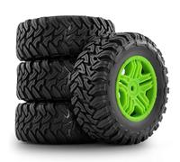 Compatibile Con Traxxas Per Slash Per Arrma Per HPI Per HSP 1/10 RC Parti Di Automobili 110mm Breve Corso Camion Pneumatico Ruota Pneumatico 12mm Esagonale Rc Car Pneumatici