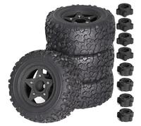 Compatibile Con Traxxas Per Slash Per ARRMA Per SENTON 1/8 1/10 RC Auto 4 Pezzi 110mm Pneumatico Per Camion A Breve Corso Con 12mm 14mm 17mm Ruota Esagonale Accessori Aggiornamento RC