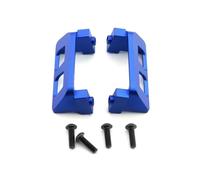 Compatibile Con Traxxas Per Slash Per E-Revo Per Summit 1/16 RC Auto Aggiornamenti Parti 2 Pezzi Sterzo In Metallo Servo Guard 7037 RC Parti Auto(Blue)