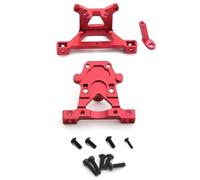 Compatibile Con Traxxas Per Slash Per E-Revo Per Summit 1/16 RC Auto Parti Di Aggiornamento Anteriore E Posteriore In Metallo Per Montaggio Sul Corpo 7015 RC Parti Auto(Red)