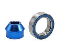 Compatibile Con Traxxas Per Slash Per Rustler Per Stampede 4X4 Auto Radiocomandata Upgrade Parti Metallo Adattatore Cuscinetto Cuscinetto Sfera 6893X RC Parti Auto(Blue)