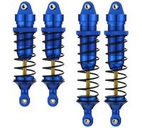 Compatibile Con Traxxas Per Slash Per Stampede Per Hoss Per Rustler Per Nitro 1/10 RC 4WD Ricambi Auto Ammortizzatore Anteriore Posteriore 7461 Ammortizzatori RC(Blue and Black)