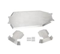 Compatibile Con Traxxas Per Slitta 1/8 RC Auto Parti Di Aggiornamento 3 Pezzi In Acciaio Inossidabile Per Telaio Cambio Protezione Piastra Paramotore RC Parti Auto