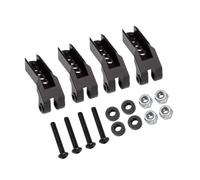 Compatibile Con TRAXXAS Per TRX-4 82056-4 1/10 RC Parti Di Automobili Torri Ammortizzatori Regolabili Anteriori E Posteriori In Alluminio Cerchi RC Parti Auto(Black)