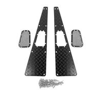 Compatibile Con Traxxas Per TRX-4 Per TRX4 Per Defender 1/10 RC Crawler Parti Di Aggiornamento Accessori Piastra Antiscivolo In Metallo Griglia Aspirazione RC Parti Auto(Black)