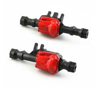 Compatibile Con Traxxas Per TRX4 1/10 RC Crawler Auto Parti Di Aggiornamento 2 Pezzi Custodia Anteriore In Metallo Per Asse Posteriore Coperchio Differenziale RC Parti Auto(Black)