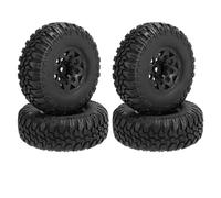 Compatibile Con Traxxas Per TRX4 D90 Per Axial Per SCX10 II III Per Redcat 1/10 RC Crawler Auto 4PCS 105 Millimetri 1.9 Beadlock Wheel Rim Set Di Pneumatici RC Pneumatici Ruota