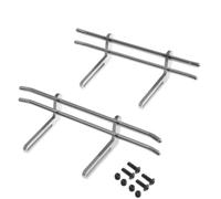 Compatibile Con Traxxas Per TRX4 Per Axial Per SCX10 1/10 RC Crawler Parti Di Aggiornamento Accessori Ricambio Anteriore In Metallo Paraurti Posteriore RC Parti Auto(Silver)