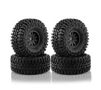 Compatibile Con Traxxas Per TRX4 Per Axial Per SCX10 II III Per Redcat Per MST 1/10 RC Crawler Car 110mm 1.9 "Beadlock Wheel Rim Set Di Pneumatici RC Pneumatici Ruota