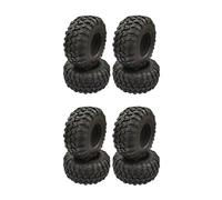 Compatibile Con Traxxas Per TRX4 Per Axial SCX10 90046 AXI03007 8 Pezzi Pneumatici In Gomma Da 1,9 Pollici 1.9 Pneumatici Per Ruote 118X48MM Per 1/10 RC Crawler RC Corsa pneumatici