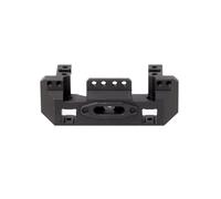 Compatibile Con Traxxas Per TRX4 Per TRX6 1/10 RC Crawler Car Parti Di Aggiornamento Supporto Per Paraurti Anteriore In Alluminio E Supporto Per Servo RC Parti Auto(Black)