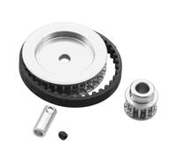 Compatibile Con Traxxas Per TRX4 Per TRX6 1/10 RC Crawler Parti Di Aggiornamento Sistema Ingranaggi Trasmissione A Cinghia 12T 30T FAI DA TE RC Parti Auto(Silver)