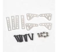 Compatibile Con Traxxas Per TRX4 Per TRX6 Per Axial Per SCX10 II D90 D110 1/10 Ricambi Per Auto RC Supporto Ammortizzatore Doppio 9 0046 90047 RC Parti Auto(Silver)