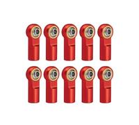 Compatibile Con Traxxas Per TRX4 Per TRX6 Per Axial Per SCX10 II III PRO 1/10 RC Auto Parti Di Aggiornamento Di Collegamento In Alluminio Rod Ends M4 RC Parti Auto(Red)