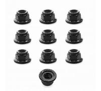 Compatibile Con Traxxas Per TRX4 Per TRX6 Per SCX10 Per Scala 1/10 RC Parti Di Automobili Modifica Pezzi Ricambio 10 M4 4mm Dadi Bloccaggio Delle Ruote 90046 RC Parti Auto(Black)