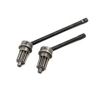 Compatibile Con TRAXXAS Per TRX4 TRX6 2 Pezzi In Acciaio Asse Anteriore Portale Ingranaggio Di Ingresso CVD Albero Motore 1/10 RC Crawler Parti Di Aggiornamento Albero trasmissione RC