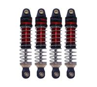 Compatibile Con Traxxas Per TRX4M 1/18 RC Car Upgrade Parts Replacement Accessories 4 Pezzi Ammortizzatore In Lega Di Alluminio Ammortizzatori RC(Red)